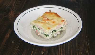 seafood lasagna